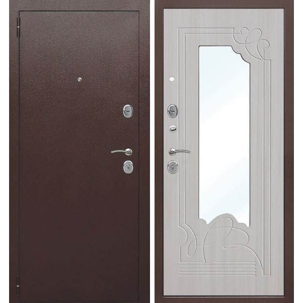 Входная дверь Ампир (белый ясень)