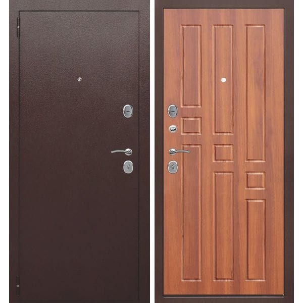 Входная дверь Гарда (8 мм, рустикальный дуб)