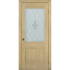Межкомнатная дверь Schlager Provence Доминик (дуб натуральный, остеклённая)