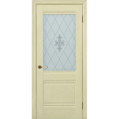 Межкомнатная дверь Schlager Provence Доминик (ясень патина, остеклённая)
