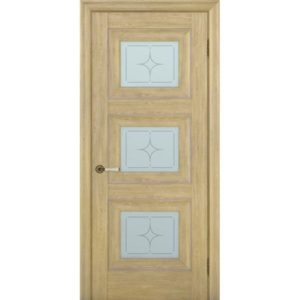 Межкомнатная дверь Schlager Provence Паскаль 3 (дуб натуральный, остеклённая)