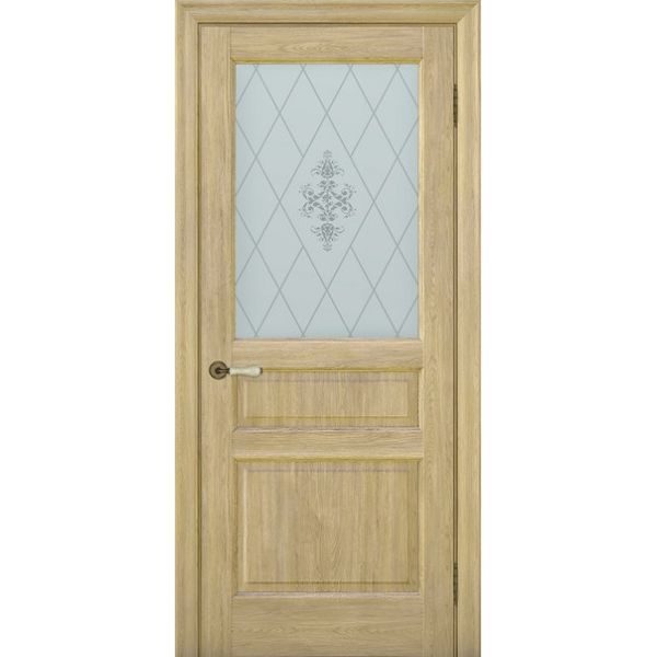 Межкомнатная дверь Schlager Provence Валери (дуб натуральный, остекленная)