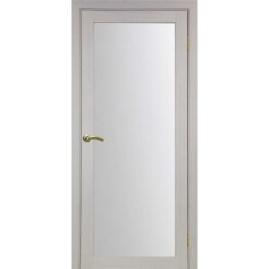 Межкомнатная дверь Optima Porte Турин 501.2 (дуб белёный, остеклённая)