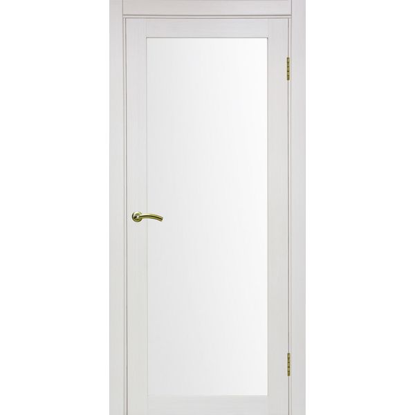 Межкомнатная дверь Optima Porte Турин 501.2 (ясень перламутровый, остеклённая)