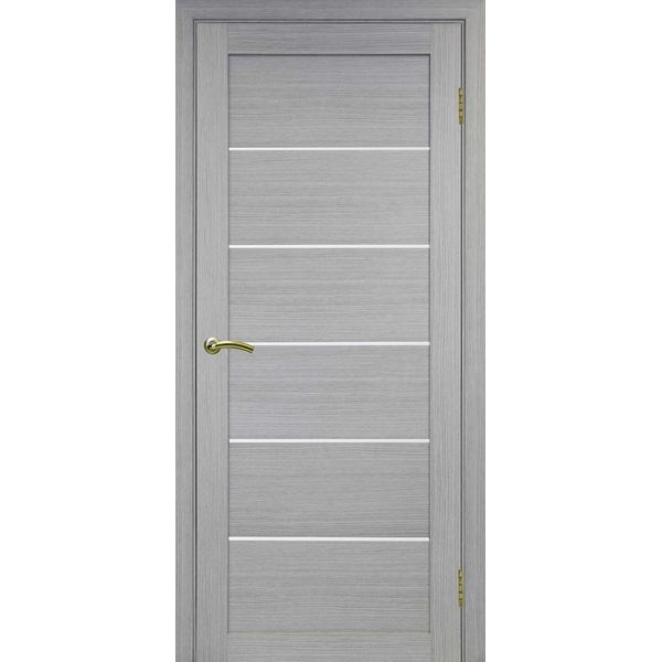 Межкомнатная дверь Optima Porte Турин 506 (дуб серый, остеклённая)