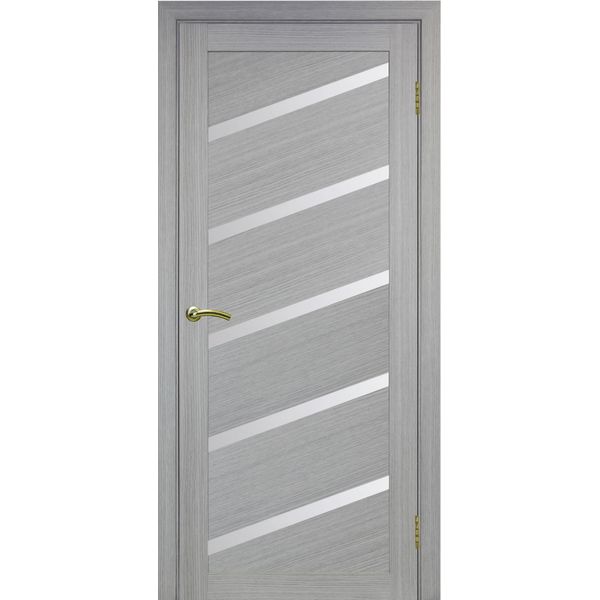 Межкомнатная дверь Optima Porte Турин 506U (дуб серый, остеклённая)