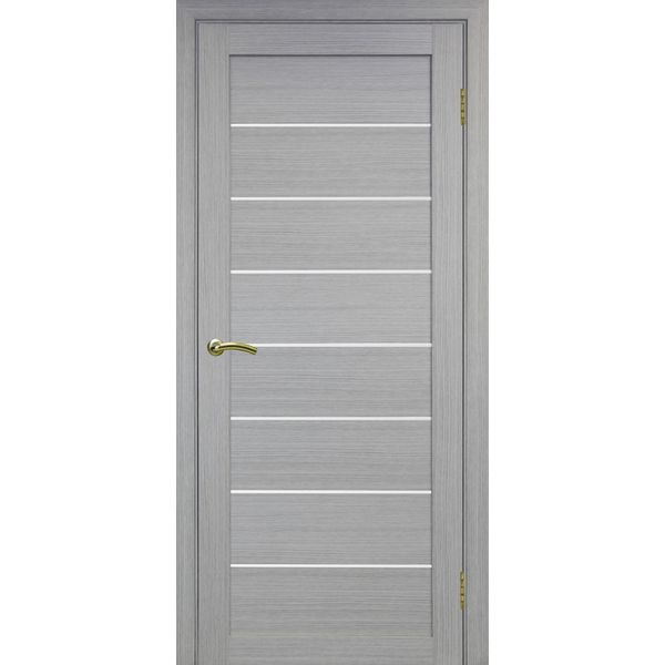 Межкомнатная дверь Optima Porte Турин 508 (дуб серый, остеклённая)