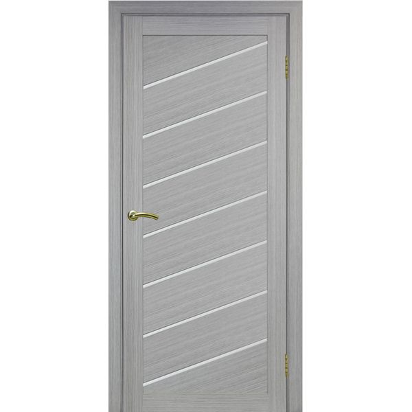 Межкомнатная дверь Optima Porte Турин 508U (дуб серый, остеклённая)