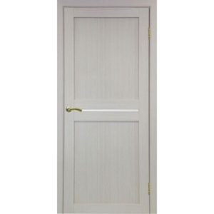 Межкомнатная дверь Optima Porte Турин 520.121 (дуб белёный, остеклённая)