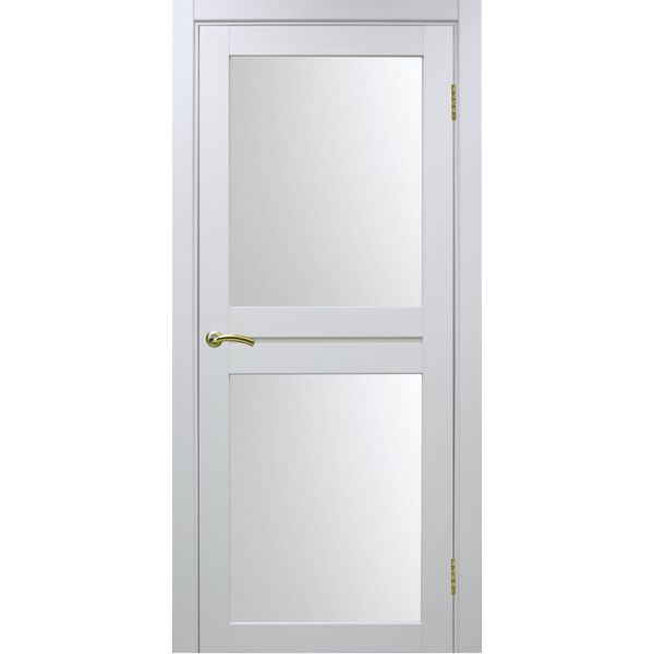 Межкомнатная дверь Optima Porte Турин 520.212 (белый монохром, остеклённая)