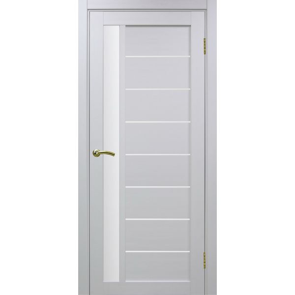 Межкомнатная дверь Optima Porte Турин 554 (белый монохром, остеклённая)