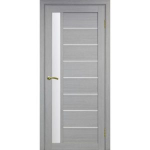 Межкомнатная дверь Optima Porte Турин 554 (дуб серый, остеклённая)