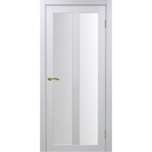 Межкомнатная дверь Optima Porte Турин 521.22 (белый монохром, остеклённая)