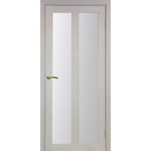 Межкомнатная дверь Optima Porte Турин 521.22 (дуб белёный, остеклённая)