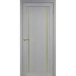 Межкомнатная дверь Optima Porte Турин 522.111 (АПП молдинг SG, дуб серый, глухая)