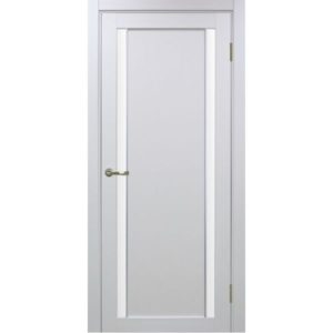 Межкомнатная дверь Optima Porte Турин 522.212 (АПС молдинг SC, белый монохром, остеклённая)