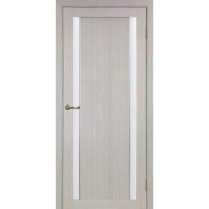 Межкомнатная дверь Optima Porte Турин 522.212 (АПС молдинг SC, дуб белёный, остеклённая)