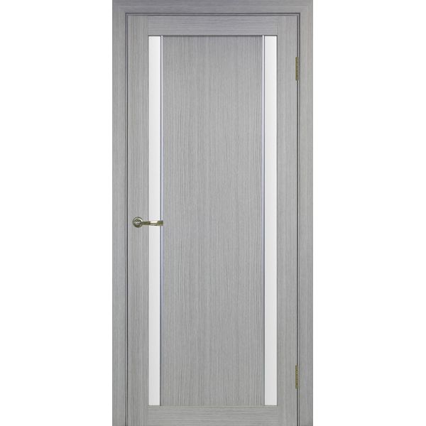 Межкомнатная дверь Optima Porte Турин 522.212 (АПС молдинг SC, дуб серый, остеклённая)