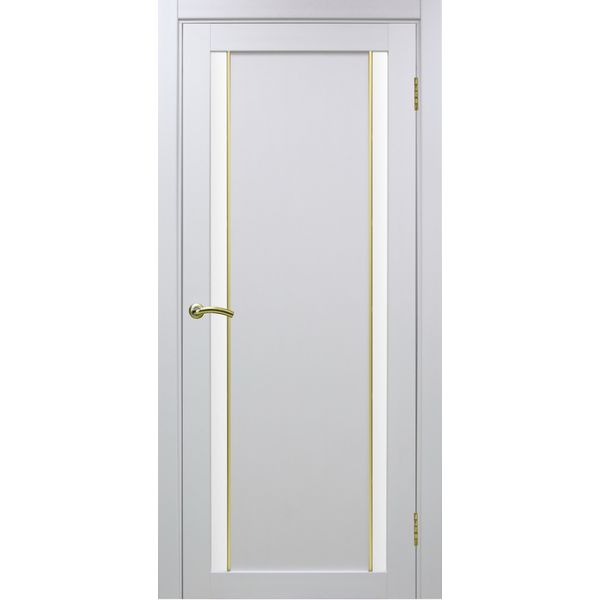 Межкомнатная дверь Optima Porte Турин 522.212 (АПС молдинг SG, белый монохром, остеклённая)