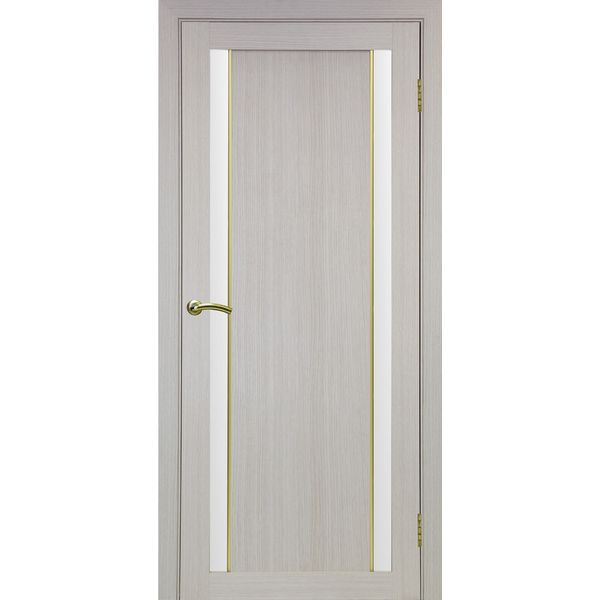 Межкомнатная дверь Optima Porte Турин 522.212 (АПС молдинг SG, дуб белёный, остеклённая)