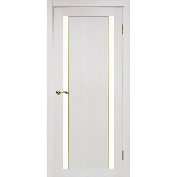 Межкомнатная дверь Optima Porte Турин 522.212 (АПС молдинг SG, ясень перламутровый, остеклённая)