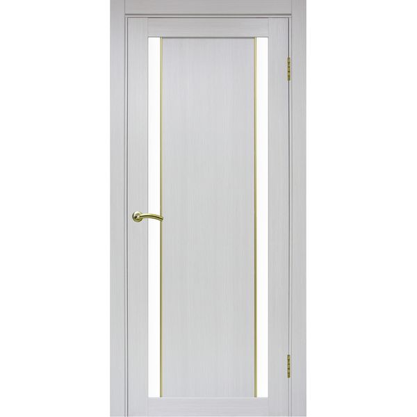 Межкомнатная дверь Optima Porte Турин 522.212 (АПС молдинг SG, ясень серебристый, остеклённая)