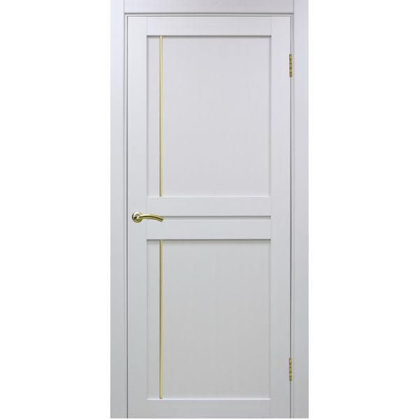 Межкомнатная дверь Optima Porte Турин 523.111 (АПП молдинг SG, белый монохром, глухая)