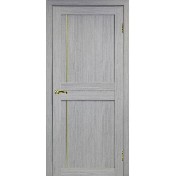 Межкомнатная дверь Optima Porte Турин 523.111 (АПП молдинг SG, дуб серый, глухая)