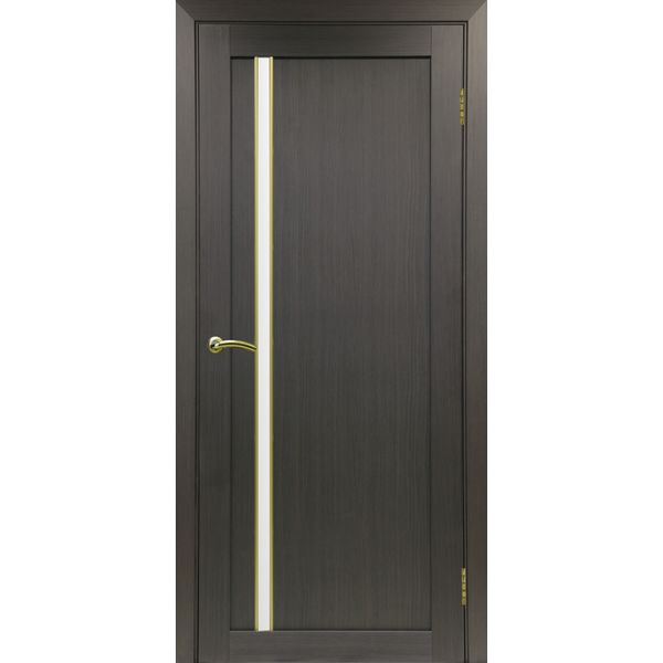 Межкомнатная дверь Optima Porte Турин 527 (АПС молдинг SG, венге, остеклённая)
