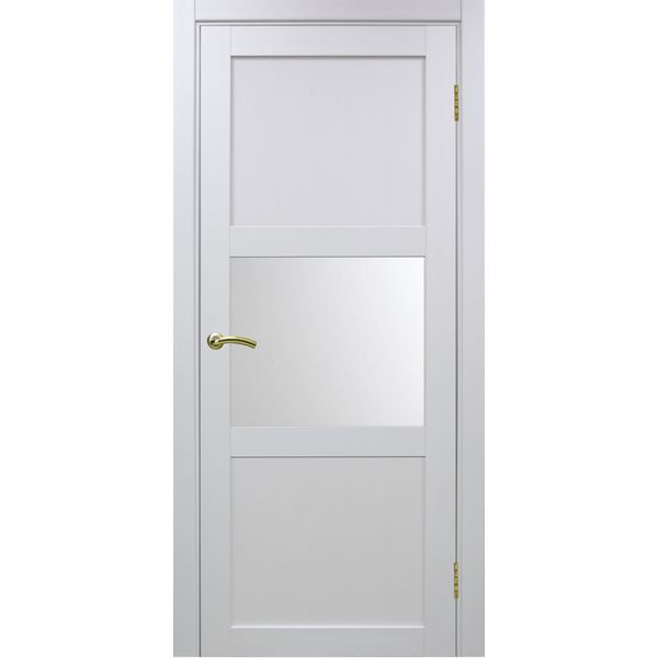 Межкомнатная дверь Optima Porte Турин 530.121 (белый монохром, остеклённая)