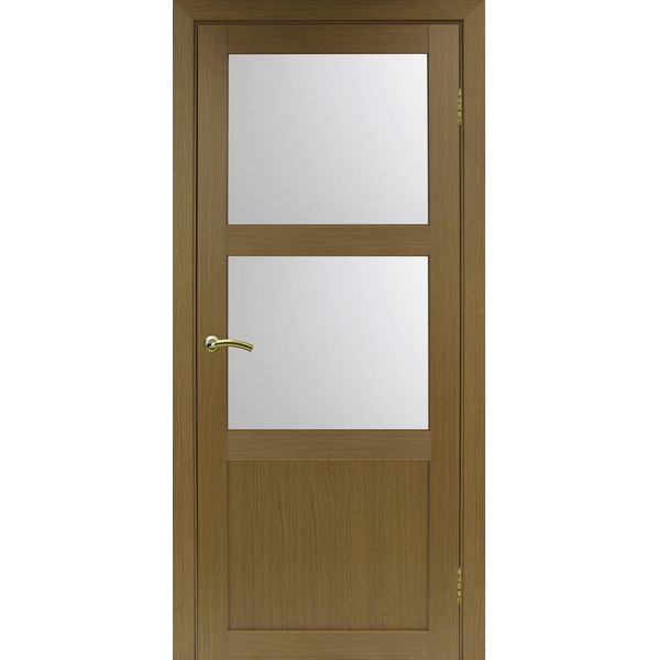 Межкомнатная дверь Optima Porte Турин 530.221 (орех, остеклённая)
