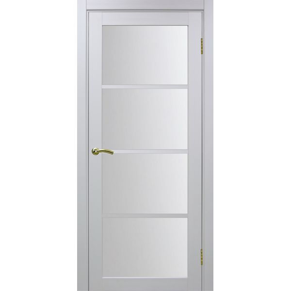 Межкомнатная дверь Optima Porte Турин 540.2222 (белый монохром, остеклённая)