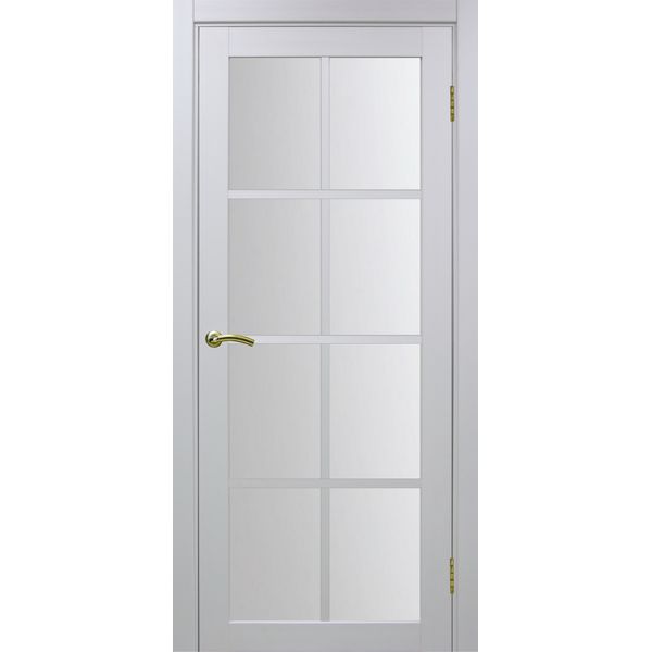 Межкомнатная дверь Optima Porte Турин 541.2222 (белый монохром, остеклённая)