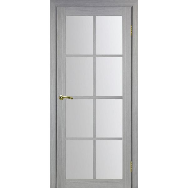 Межкомнатная дверь Optima Porte Турин 541.2222 (дуб серый, остеклённая)