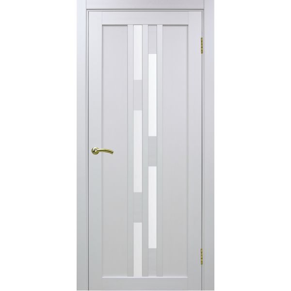 Межкомнатная дверь Optima Porte Турин 551.111 (белый монохром, остеклённая)
