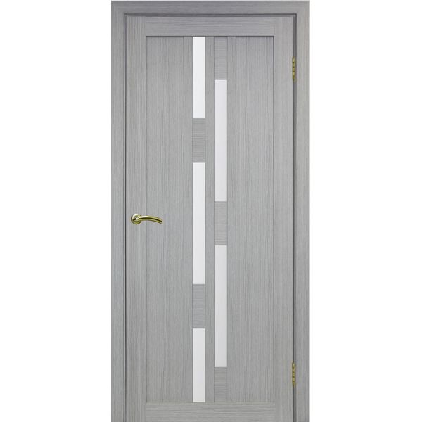Межкомнатная дверь Optima Porte Турин 551.111 (дуб серый, остеклённая)