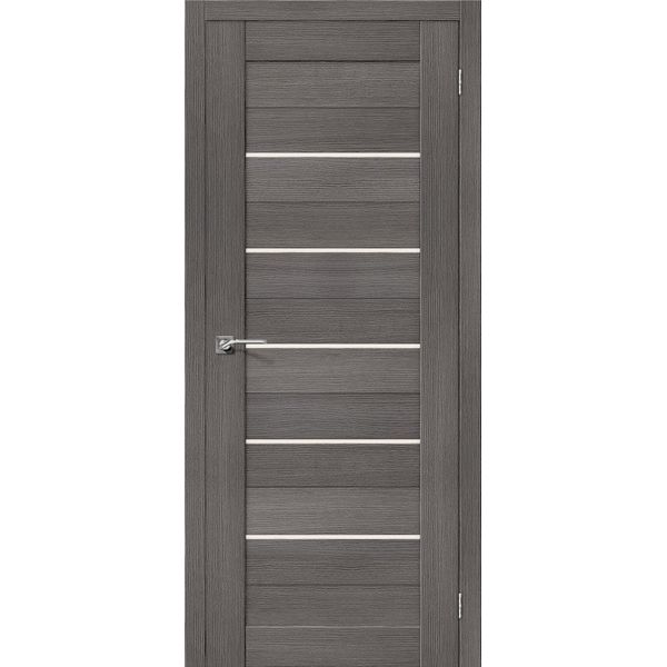 Межкомнатная дверь Порта-22 (3D Grey, остеклённая)