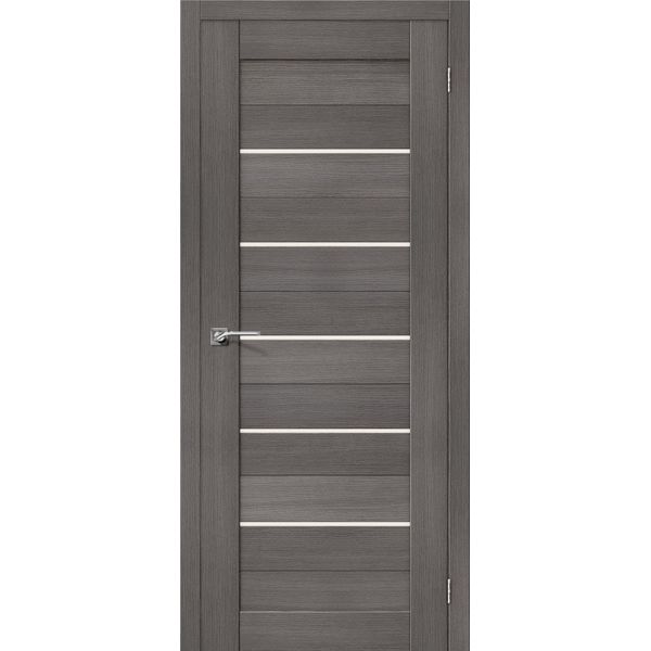 Межкомнатная дверь Порта-22 (Grey Veralinga, остеклённая)