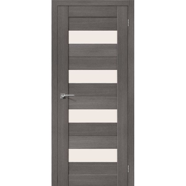 Межкомнатная дверь Порта-23 (3D Grey, остеклённая)