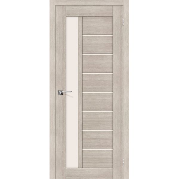 Межкомнатная дверь Порта-27 (Cappuccino Veralinga, остеклённая)