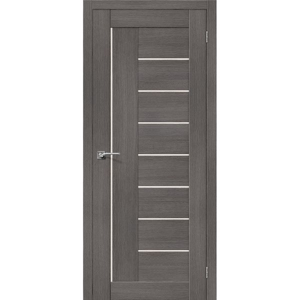 Межкомнатная дверь Порта-29 (3D Grey, остеклённая)
