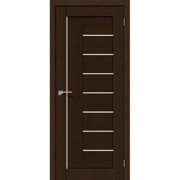 Межкомнатная дверь Порта-29 (3D Wenge, остеклённая)