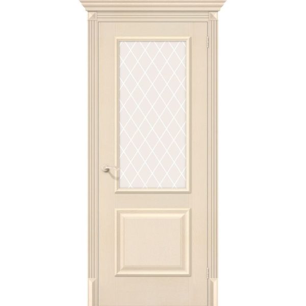 Межкомнатная дверь Классико-13 (Ivory, остеклённая)