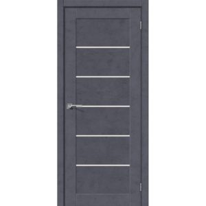 Межкомнатная дверь Легно-22 (Graphite Art, остеклённая)
