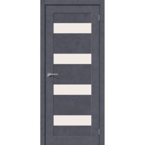 Межкомнатная дверь Легно-23 (Graphite Art, остеклённая)