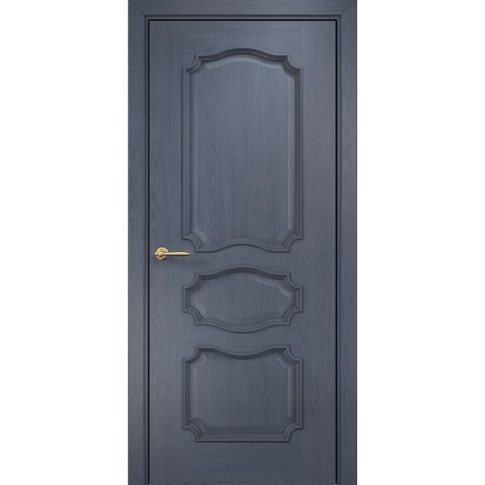 Межкомнатная дверь Оникс Барселона (дуб графит, глухая)