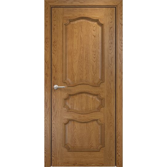 Межкомнатная дверь Оникс Барселона (дуб золотистый, глухая)
