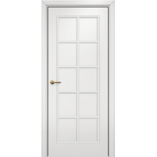 Межкомнатная дверь Оникс Турин (эмаль белая, глухая)