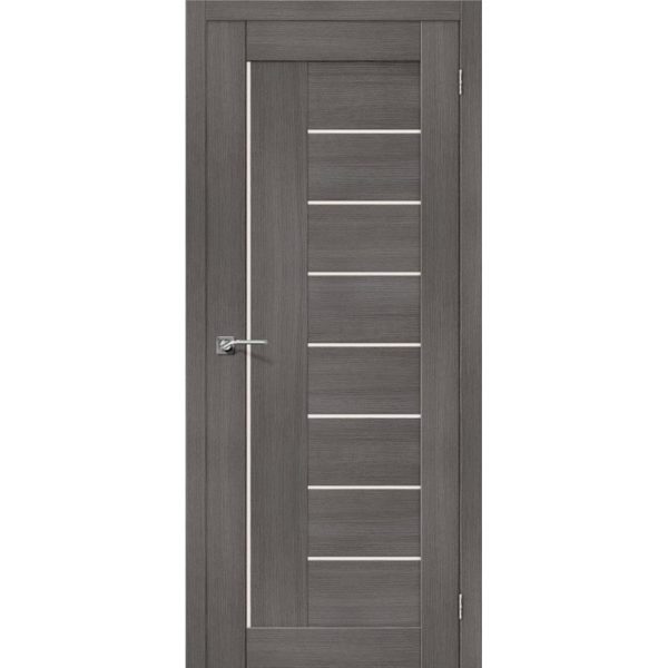 Межкомнатная дверь Порта-29 (Grey Veralinga, остеклённая)