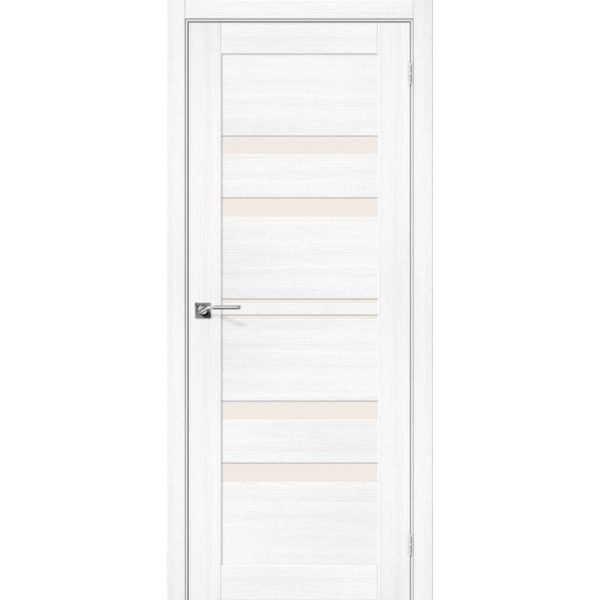 Межкомнатная дверь Порта-30 (Snow Veralinga, остеклённая)